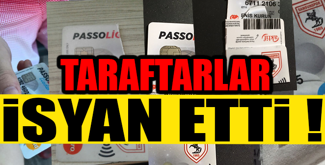 SAMSUNSPOR TARAFTARLARI İSYAN ETTİ