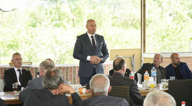Başkan Togar, muhtarlara çalışmalarını anlattı