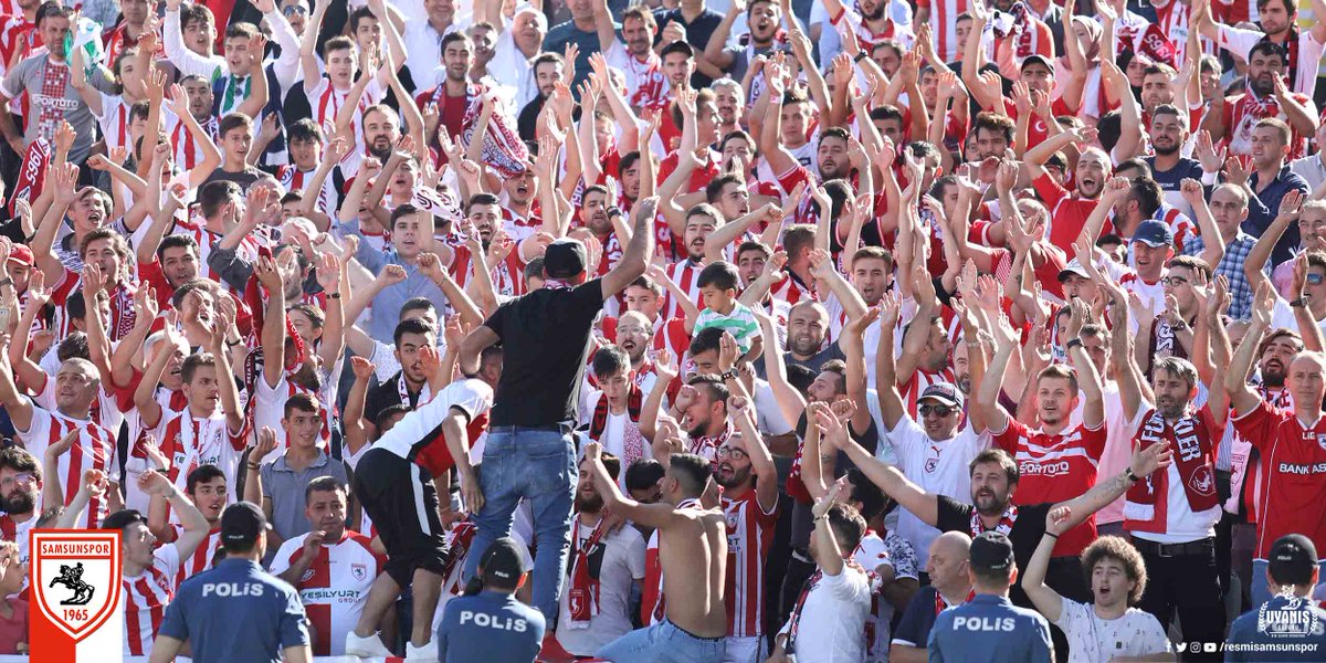 TAM 3 BİN SAMSUNSPOR TARAFTARI..