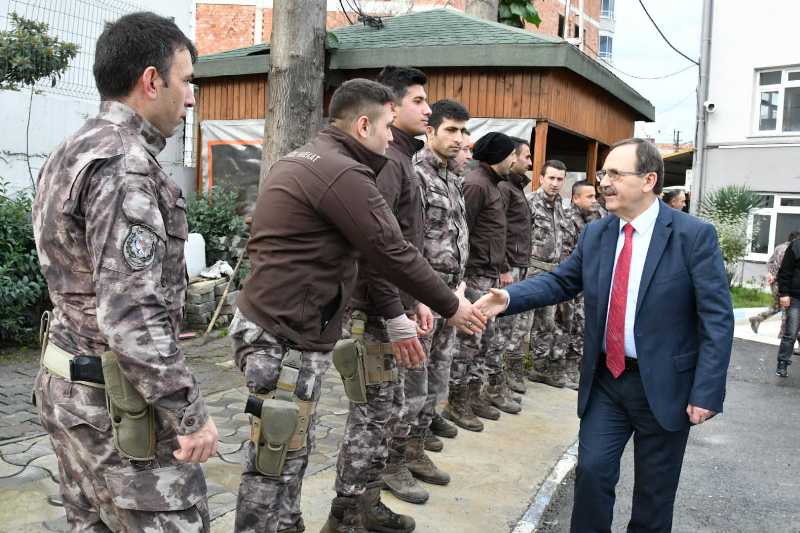 Başkan Şahin, Özel Harekat’ta