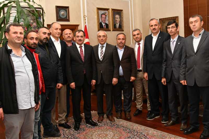 Başkan Demir’e ziyaretçi akını