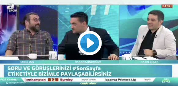 A SPORDAN SAMSUNSPOR’A ÖVGÜLER