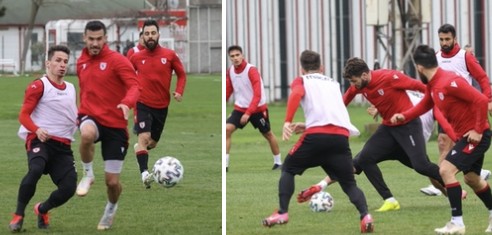 Samsunspor’da O Futbolcular İdmanda