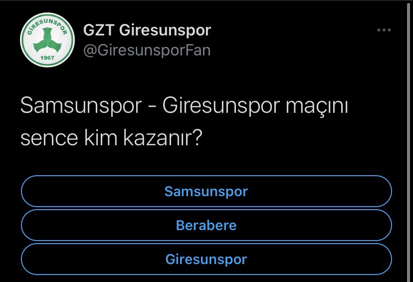 Samsunsporlular Giresunspor Anketini Esir Aldı