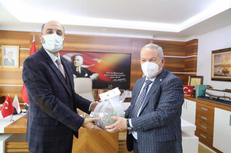 Başkan Demirtaş’tan İl Sağlık Müdürü Oruç’a ziyaret