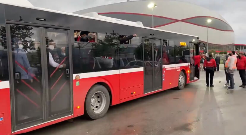 Samsunspor Taraftarları 19 Mayıs Stadyumunda