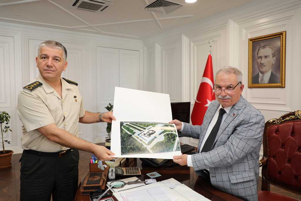 Çorum Garnizon Komutanı Başkan Demirtaş’ı ziyaret etti