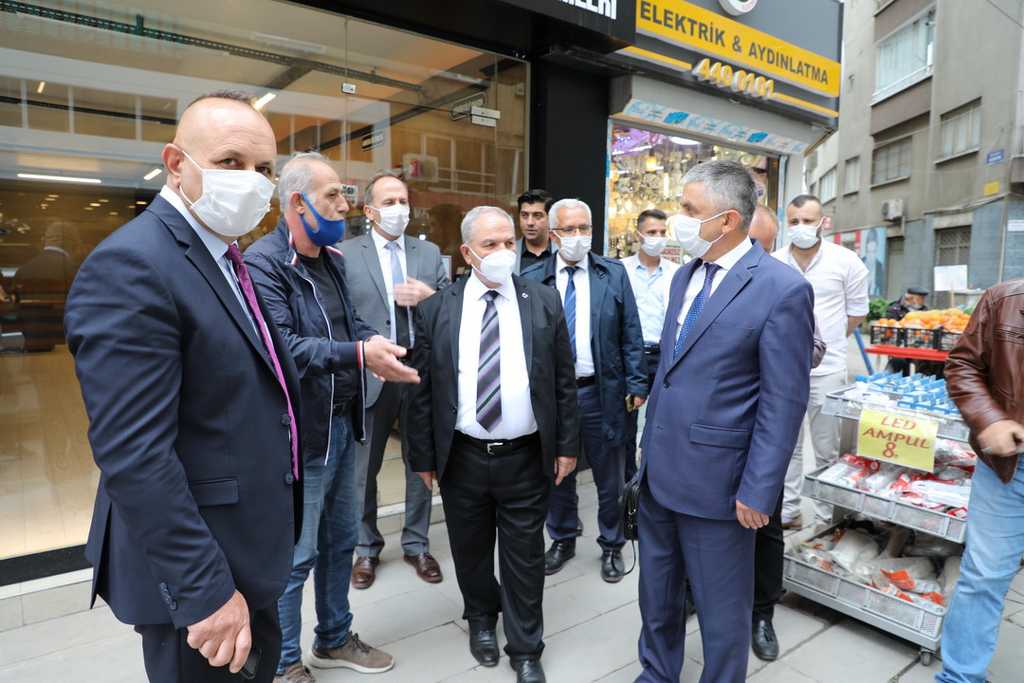 Başkan Demirtaş’tan esnafa ziyaret