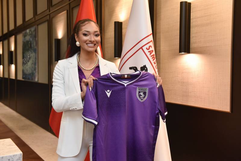 Kadına şiddetle mücadeleye anlamlı destek: Samsunspor’dan dünyanın en ağır forması!