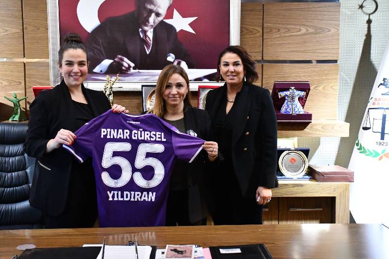 Samsunspor’dan Samsun Barosu’na ziyaret
