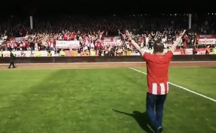 Boluspor-Samsunspor Maçında Dikkat Çeken Görüntü
