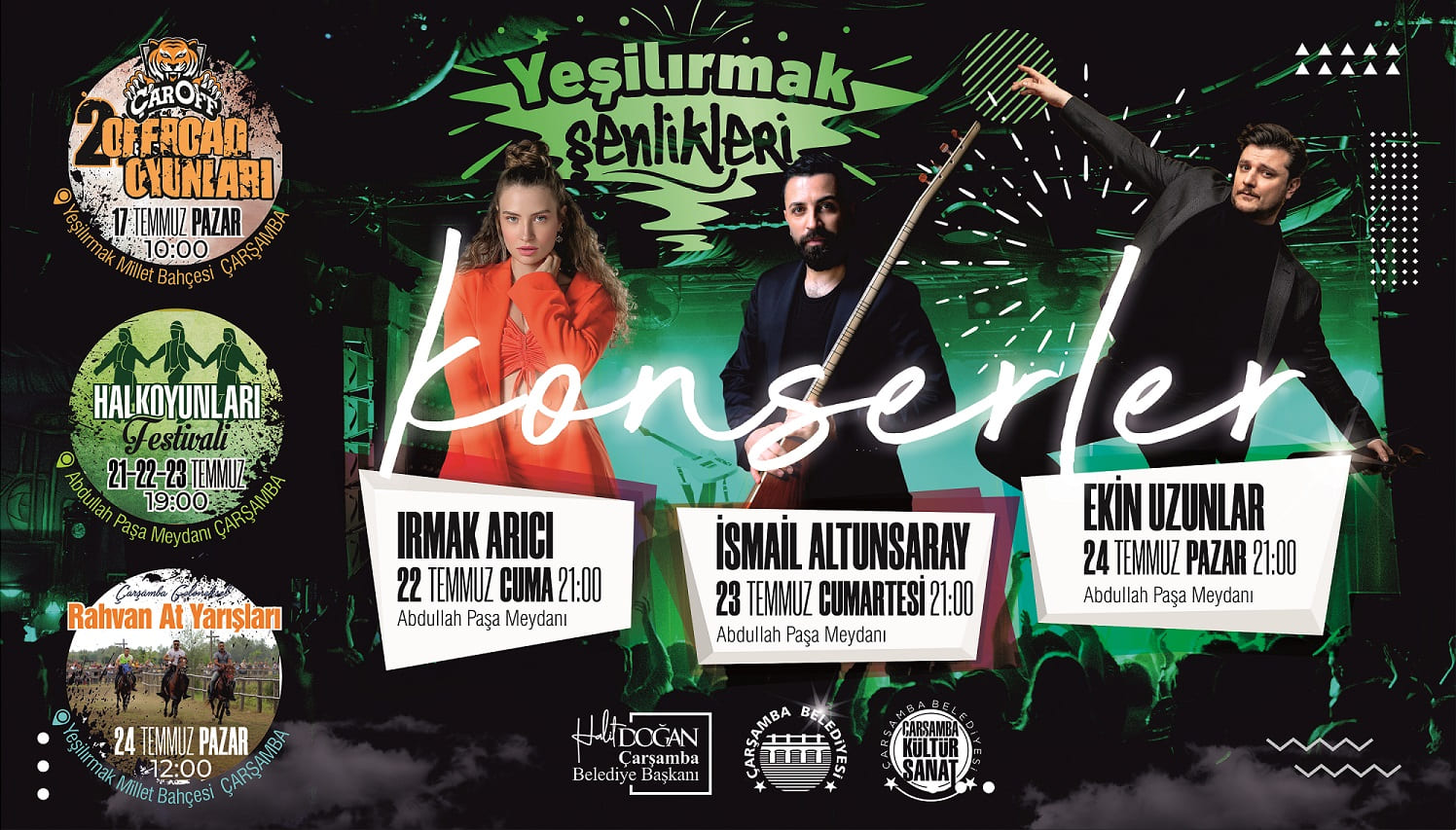 “YEŞİLIRMAK ŞENLİKLERİ” BAŞLIYOR