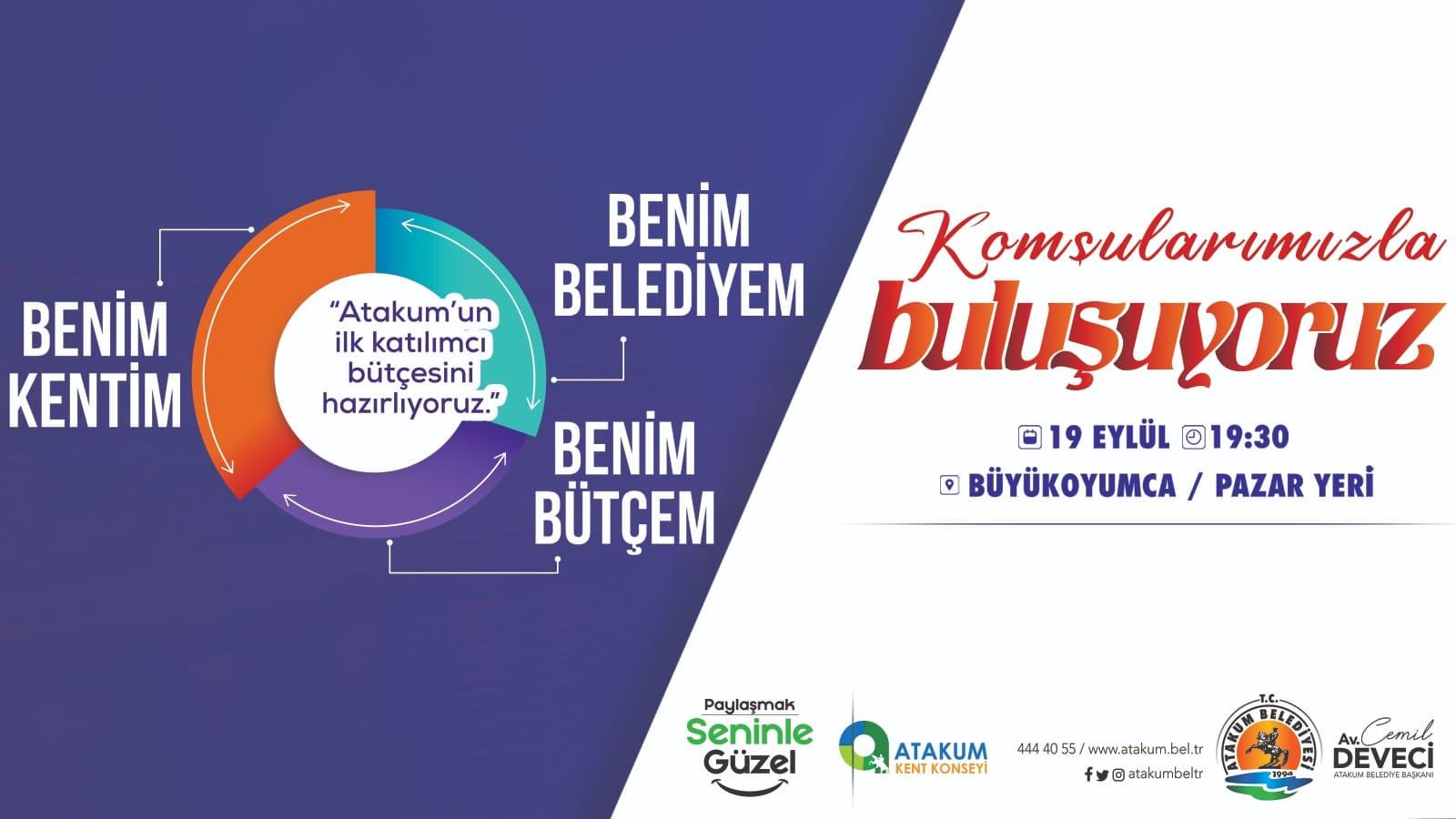 ATAKUM’DA İLK KATILIMCI BÜTÇESİ