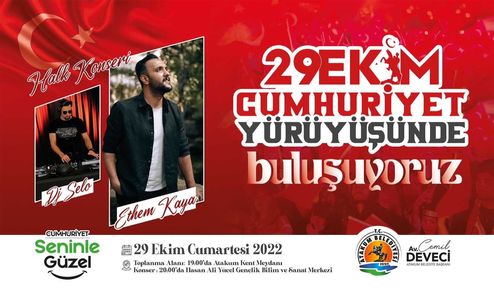 ATAKUM’DA CUMHURİYET COŞKUSU