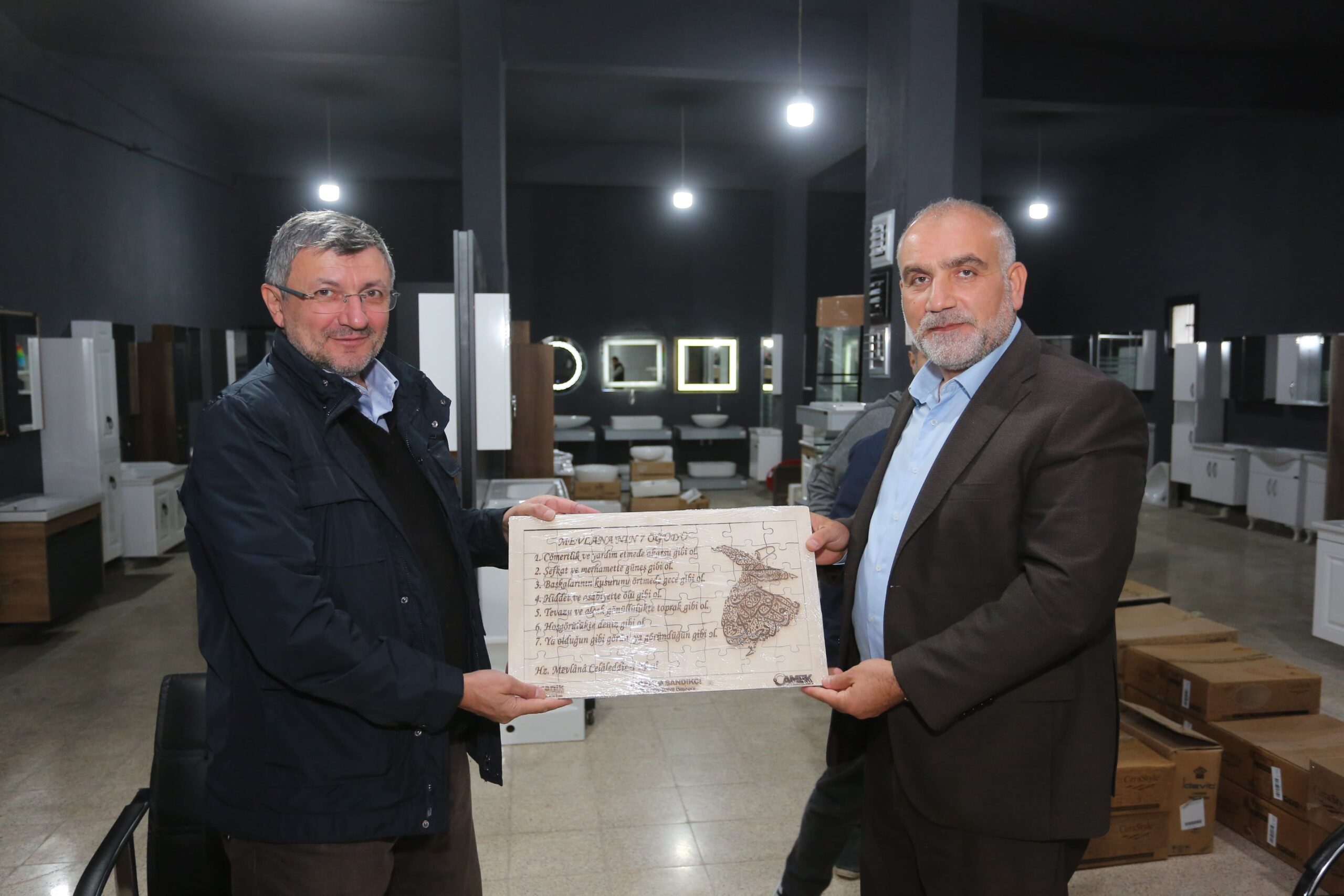 CANİK ESNAFINI ZİYARET ETTİ