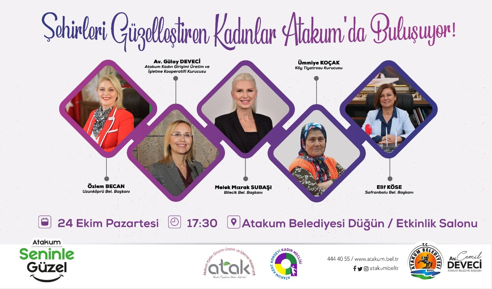 ŞEHİRLERİ GÜZELLEŞTİREN KADINLAR ATAKUM’DA