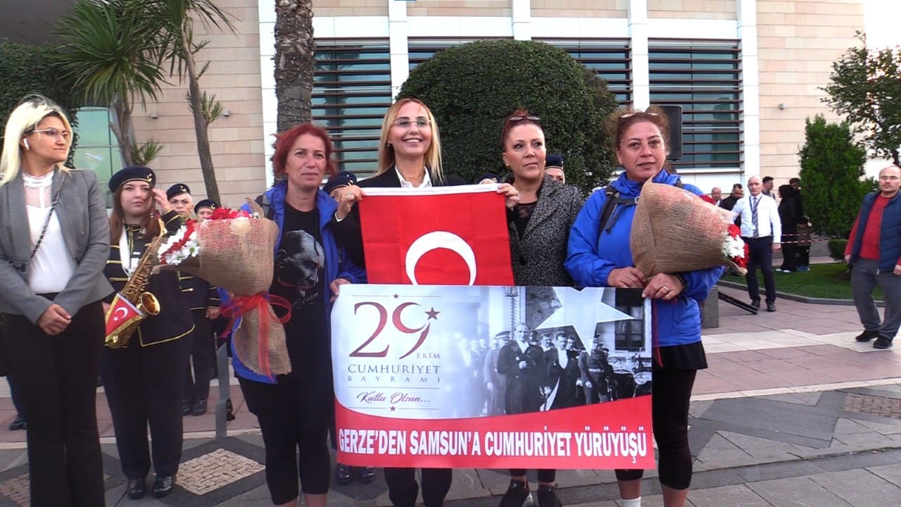 GERZE’DEN ATAKUM’A CUMHURİYET YÜRÜYÜŞÜ