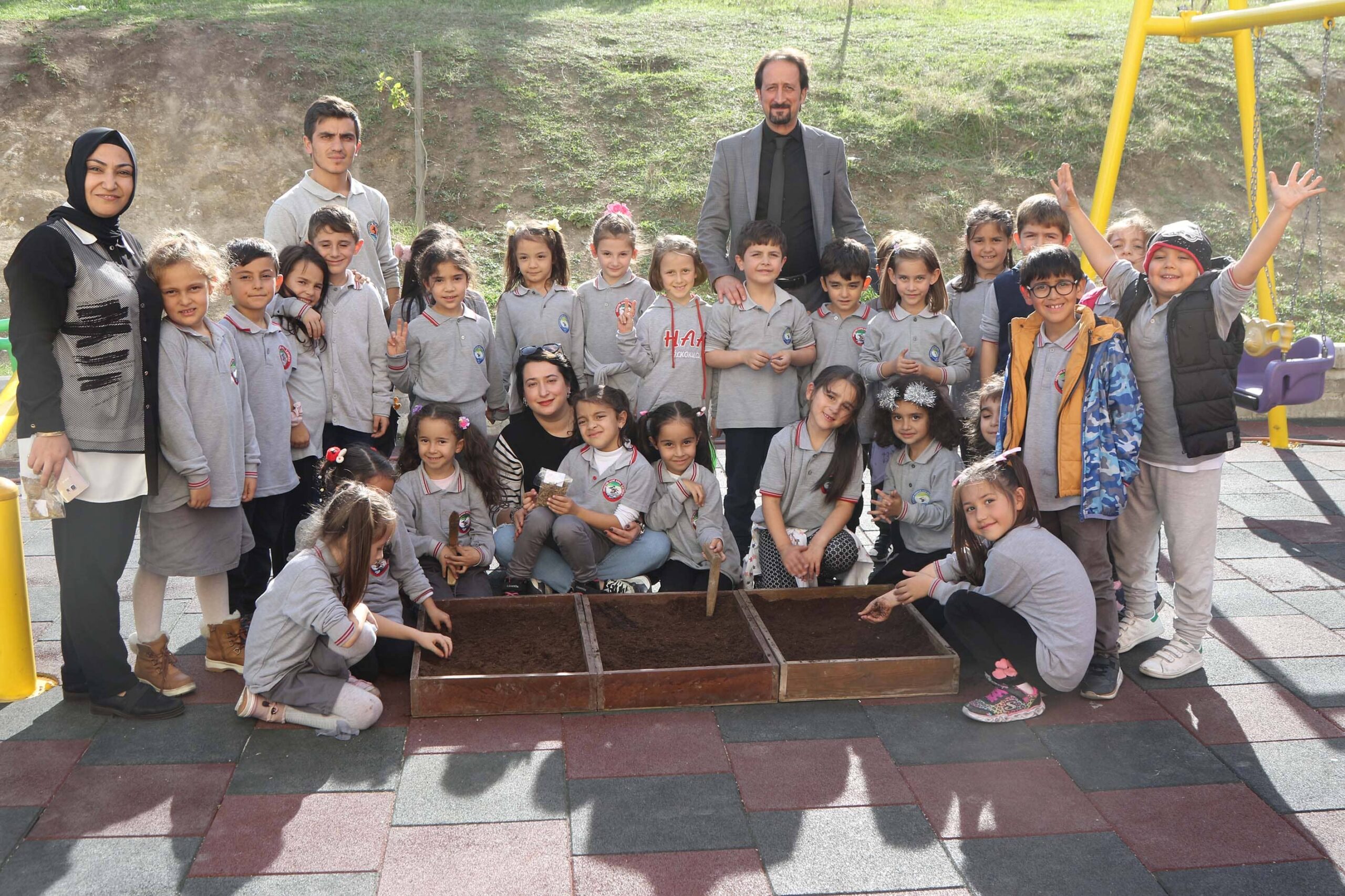 ATAKUM’DA ÖĞRENCİLER TARIM ÖĞRENİYOR