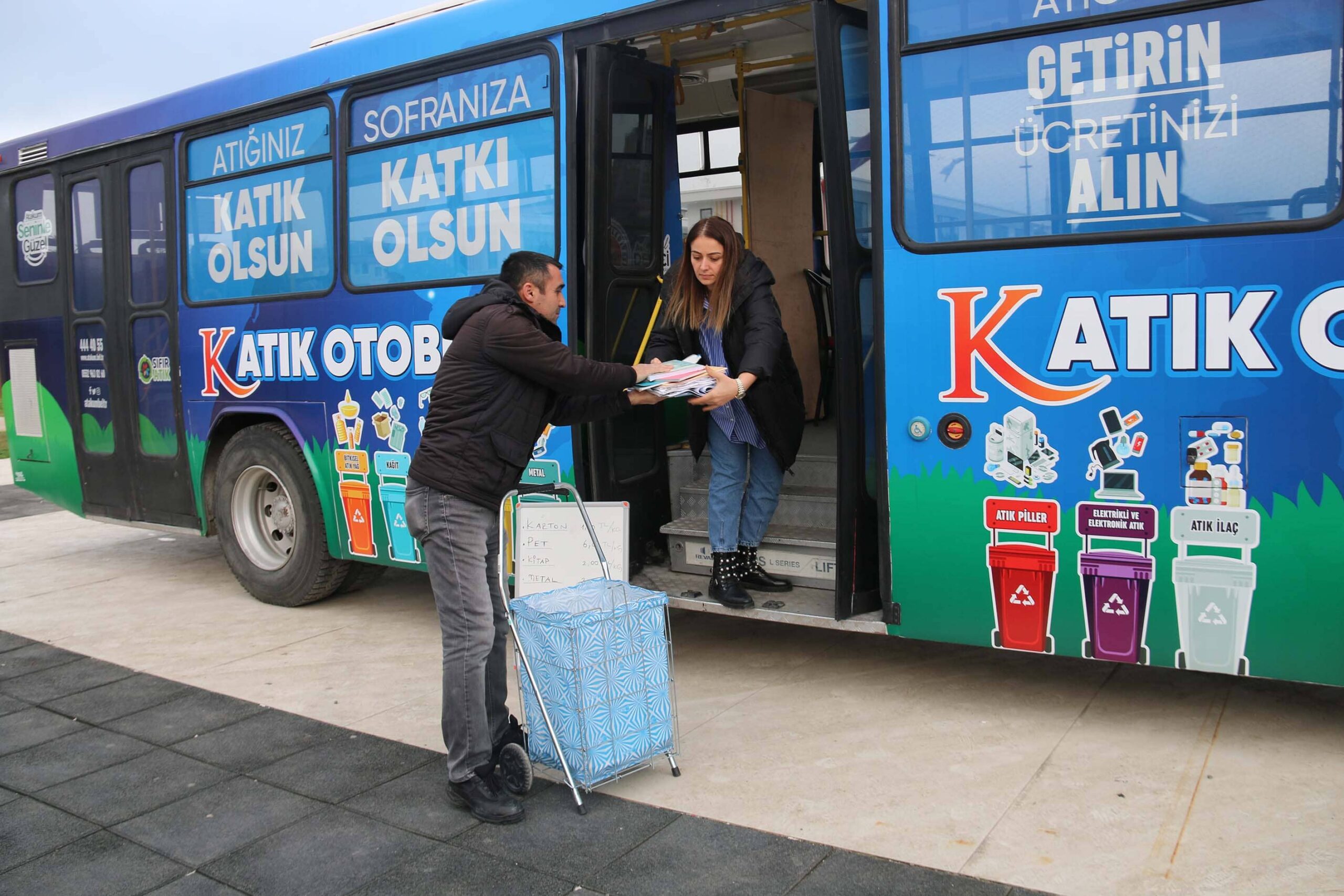 İLK HAFTADA 1.2 TON ATIK