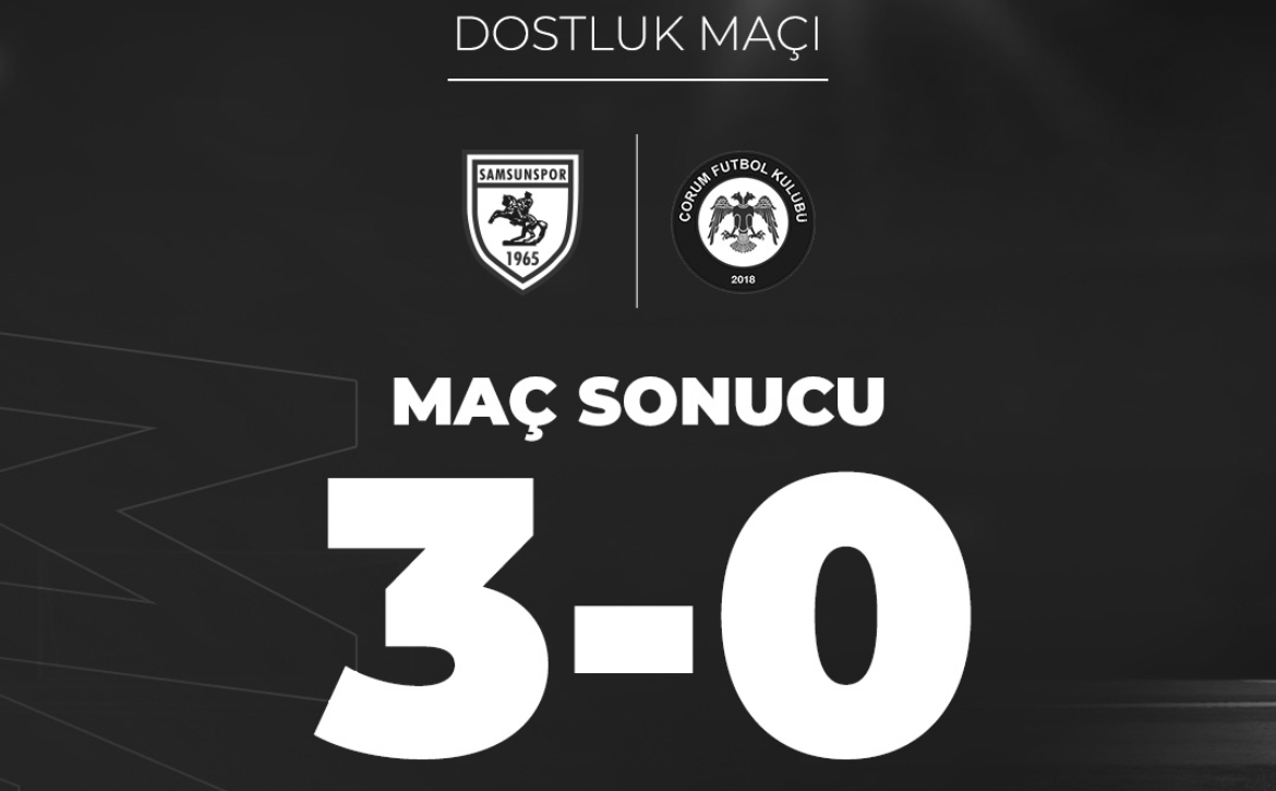 Samsunspor-Çorumspor Özet ve Goller