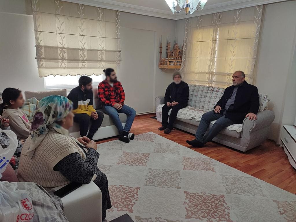 DEPREMZEDELERİ ZİYARET ETTİ