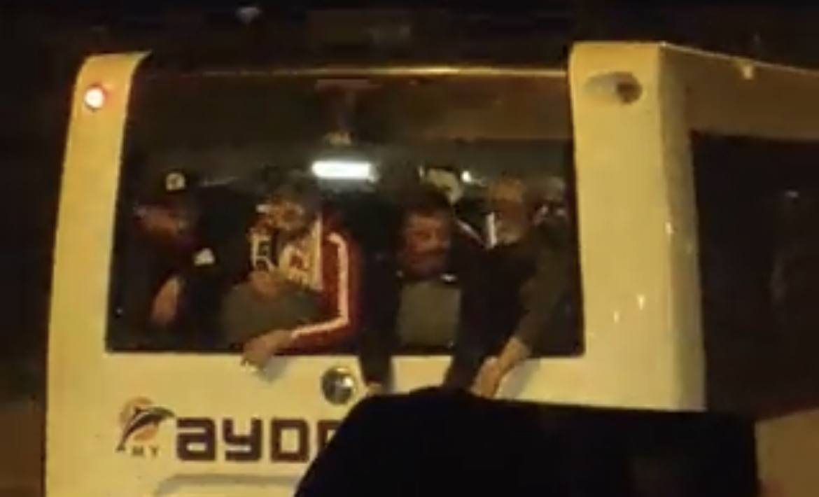 Samsunspor Otobüsüne Çirkin Saldırı