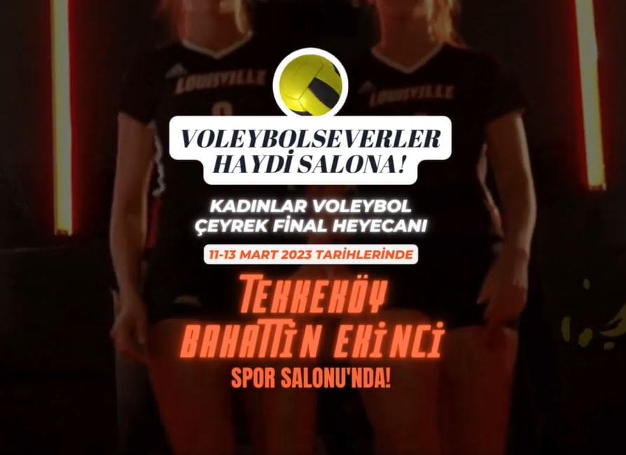 TEKKEKÖY’DE VOLEYBOL HEYECANI